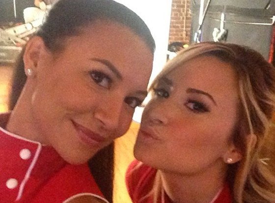 Naya Rivera, Demi Lovato, Instagram Naya Rivera, Demi Lovato, Instagram
